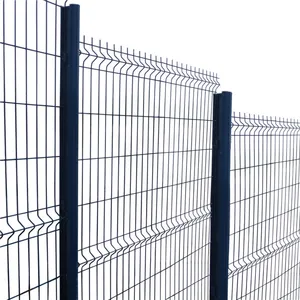 Image of Factory direct china manufacturer 3d triangle curved fence panel bending fence