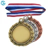 Wholesale Sport Custom Award Blank Medal Malaysia With 25mm Ribbon