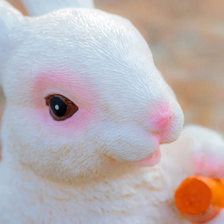 
Wholesale FRP outdoor garden landscape christmas 3D rabbit led artificial animal 