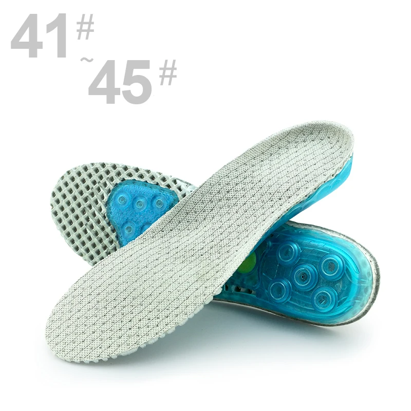 

high elastic EVA fashion type spring orthotic sport insoles, Grey