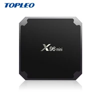

Topleo Competitive Price Amlogic S905W Quad Core ram 1GB ROM 8GB x96 mini 4k world max global Android tv box