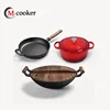 Modern Kitchen Designs Korean Cast Iron Enamel Cookware Sets