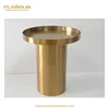 Contemporary design luxury brass accent Recessed table top Ostfold Side Table