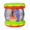 Baby Musical Pop Carousel Shape Hand Drum Toy with Music and Light