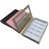 

Wholesale Custom Holographic Empty Lashes Boxes 5Pairs Eyelashes Packaging Book Private Label