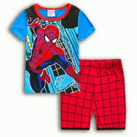 

Wholesale Boy's Short Sleeve Sleepwear Kids Cartoon Pajamas