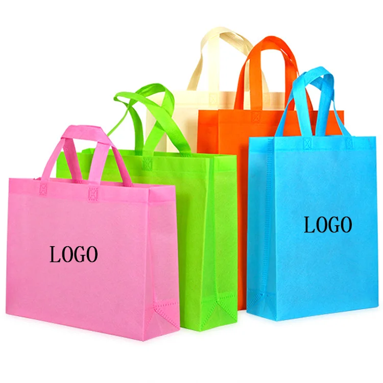 

Wholesale High Quality Cheap Promotional Price Recyclable reusable eco friendly non woven shopping tote bag for supermarket, Customized