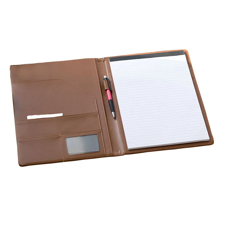 Factory Price A4 Leather Folder With Notepad Custom File Product On Alibaba Notepad Custom Leather File Folder