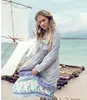 Hot Selling Made in China Summer Long Sleeve Dress Sling Sexy Deep V Neck Pleated Bag Hip Boho Dresses Fashion Summer Dress