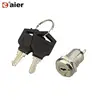 12MM 0.5A 24VDC SPST ON OFF 2 Pin Two Position Key Switch