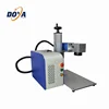 Mini Table Top 20 watt 30w Galvo Fiber Laser Marking Machine for Glasses Frame Plastic Logo