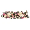 Z721 Wedding Invitations Backdrop Flower Walls Artificial Flower for Wedding Decor Wedding Artificial Silk Flower Row