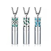 Multi Color Felt Pads Stainless Steel Essential Oil Pendant Necklace Cross Dollar Pattern Aromatherapy Perfume Necklace Diffuser