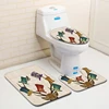 Modern design custom doormat fashion design bath mat sets shower curtain floor mat DIY
