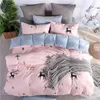 Wholesale Custom 4Pcs Home Comforter Sets Luxury Bed Sheets Bedding Set