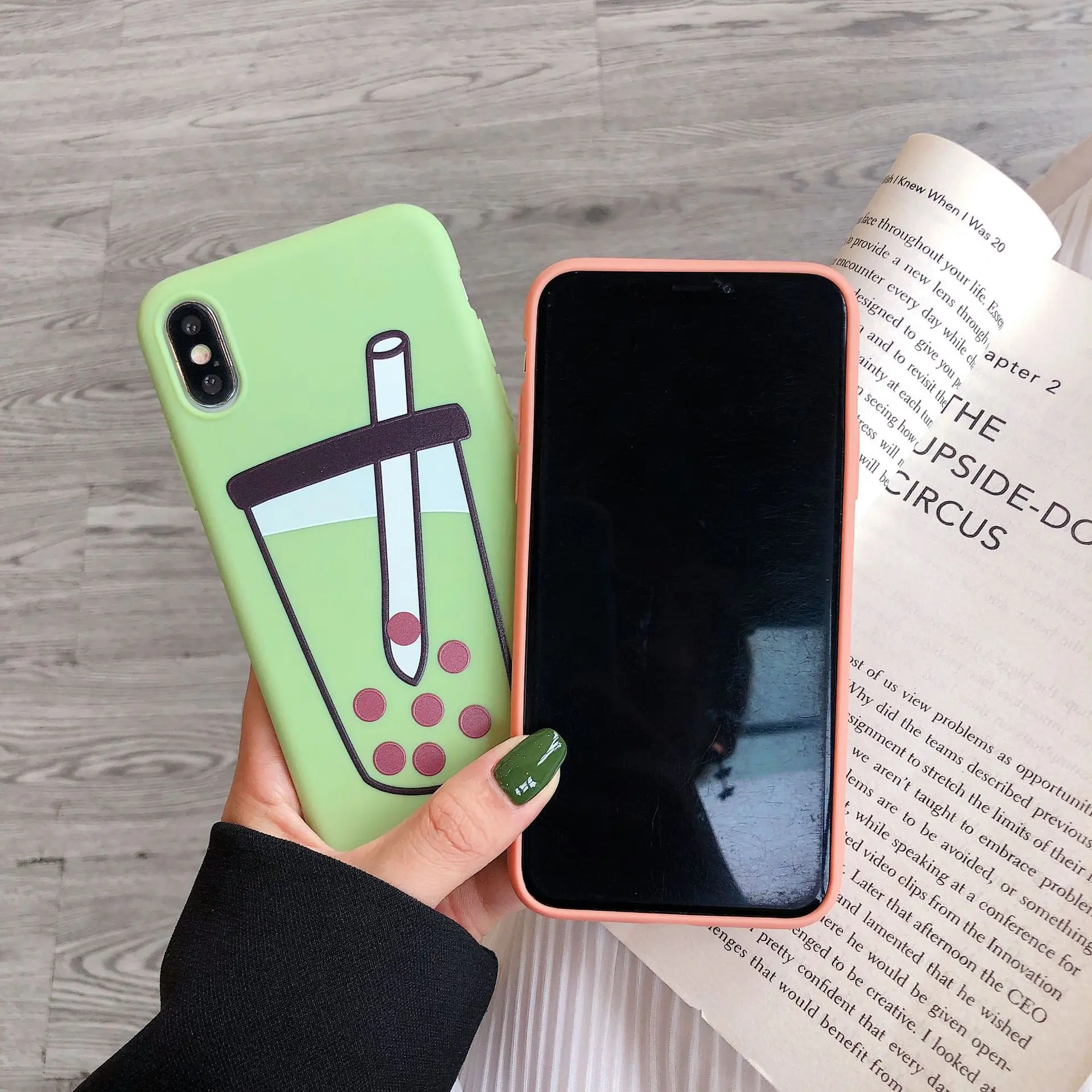 

INS color printing contracted Phone Case For iPhone X