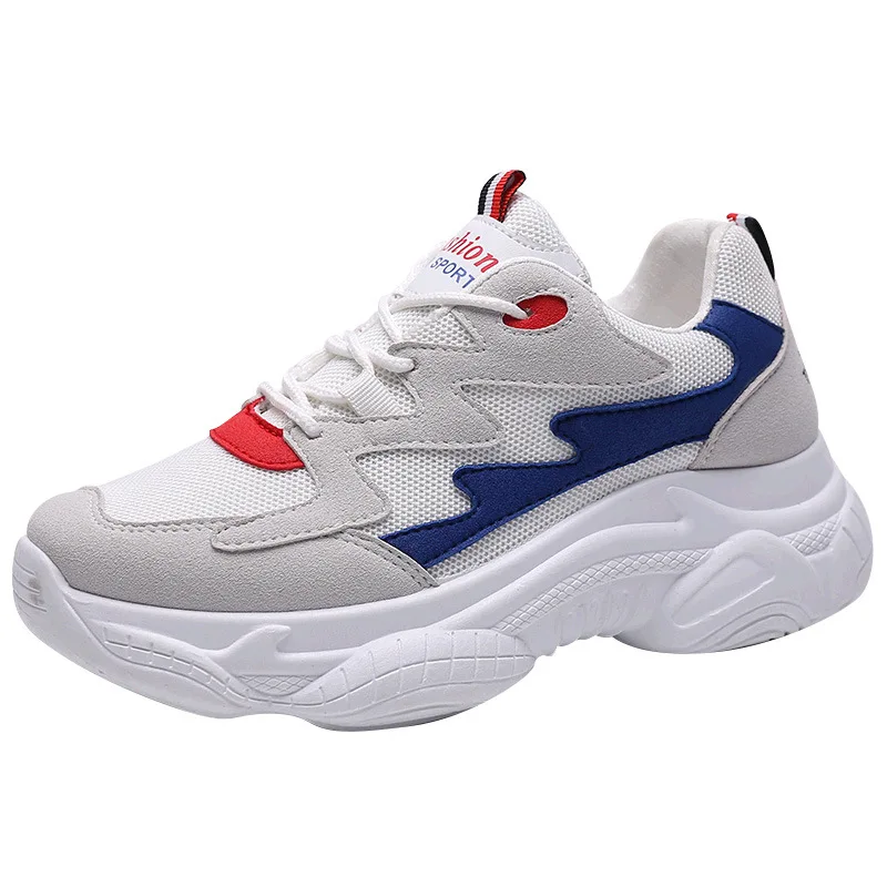 

Gowisdom women's shoes 2019 new style sneaker shoes Wild fashion Korean women's shoes, Pink blue black