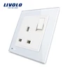 LIVOLO Glass Panel Office Door Smart Wall Plug Smart Bulb Socket