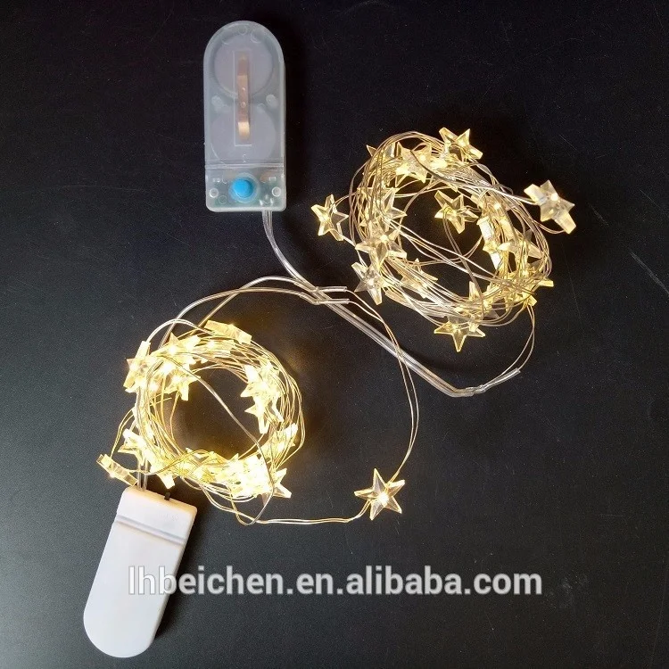 factory outlets led copper wire christmas star string lights
