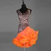 Cheap Custom Size Competition Performance Women Girls Dance Dress Latin