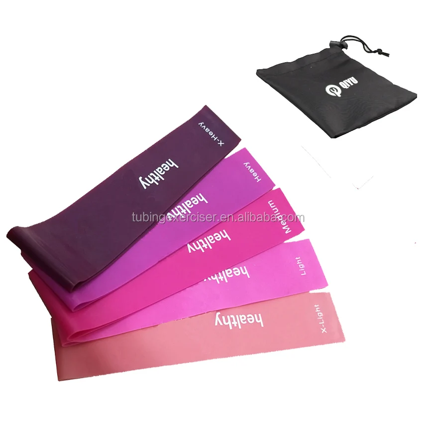 

Super Popular Custom Color Fitness Latex Exercise Yoga Workout Resistance Bands with Logo, Custom colors