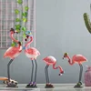 The flamingo furnishing articles for sitting room study TV wine cabinet animal decoration bird craft ornaments