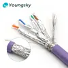 Good quality S/FTP Cat7 cable with 8 corns for networking