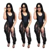B34276A 2019 Autumn fashion fancy design women lace feet pant