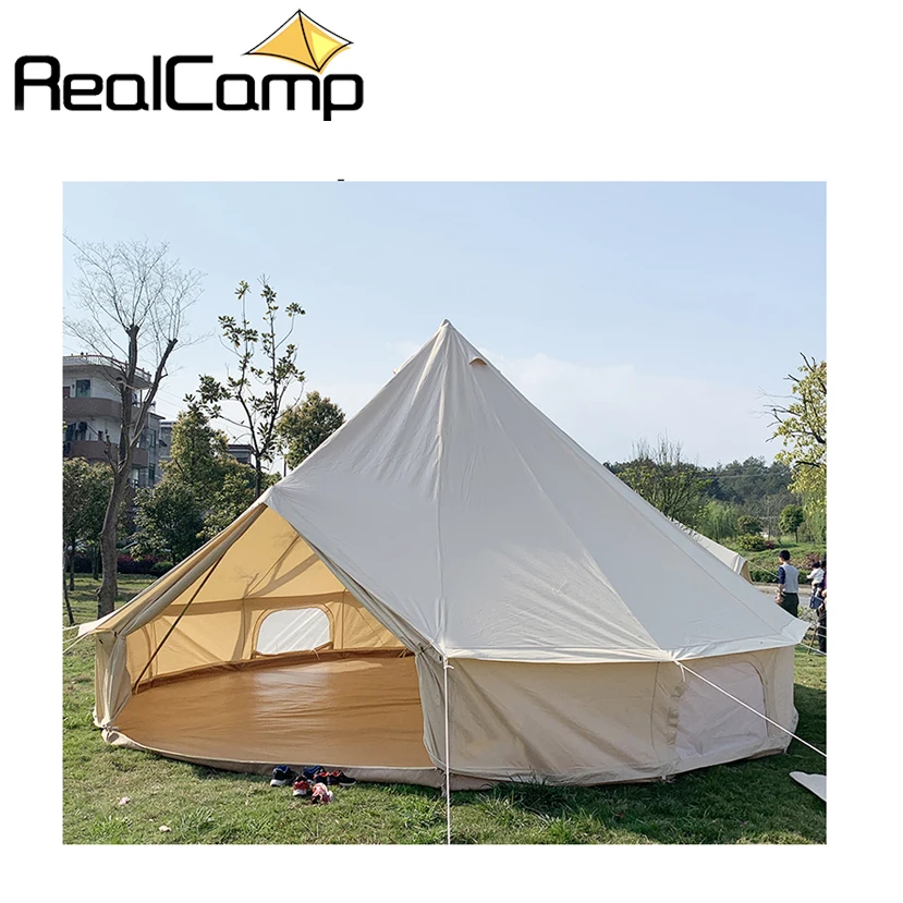 

Heavy duty cotton canvas bell tent uk luxury glamping tent, N/a