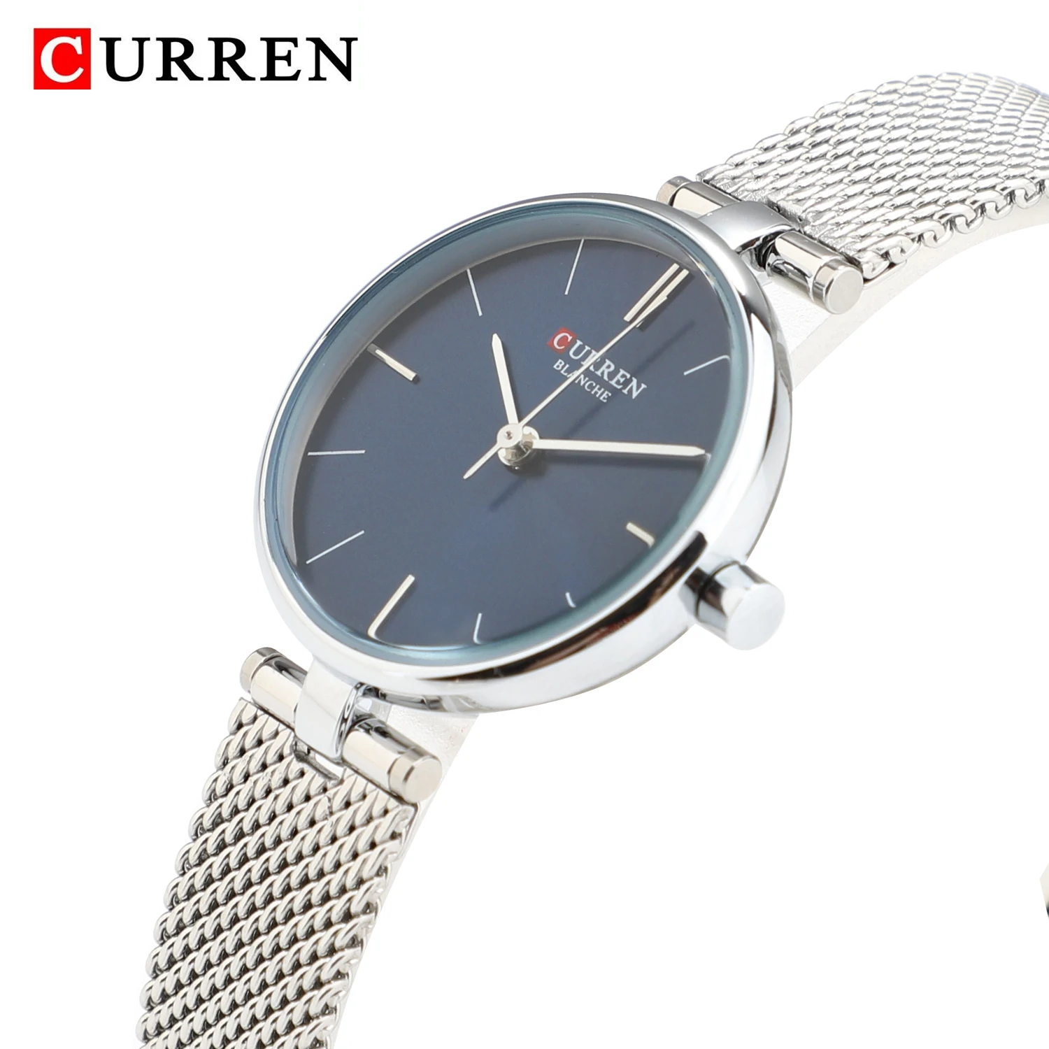 

CURREN 9038 Women Fashion Luxury Brand Quartz Watch Ladies Mesh Stainless Steel Clock Female Wristwatch Relogio Feminino