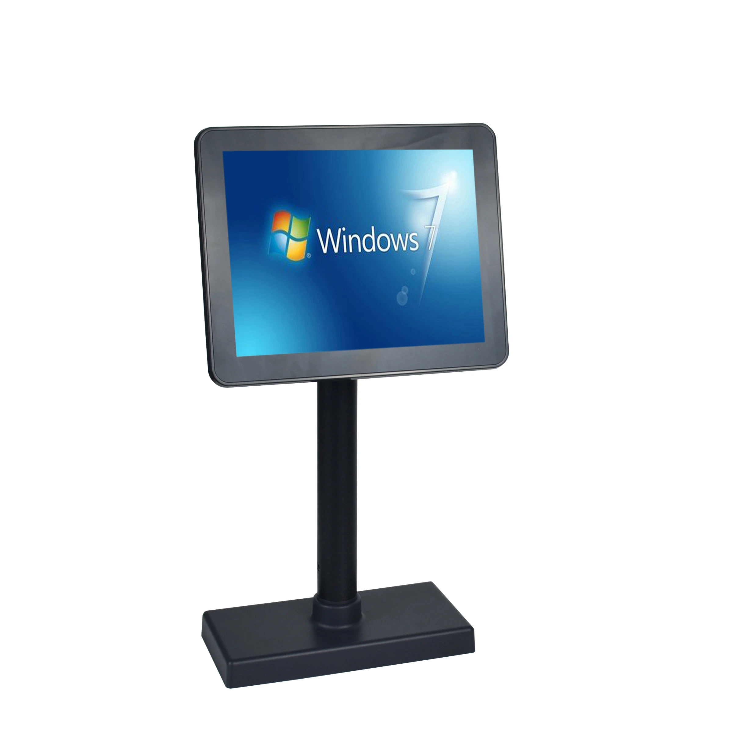 

Guangzhou Zihhua pos system 9.7 inch VGA point of sale display tft lcd monitor 1024*768, Black