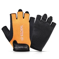 

Custom fashion unisex cycling half finger fitness gym weight lifting gloves