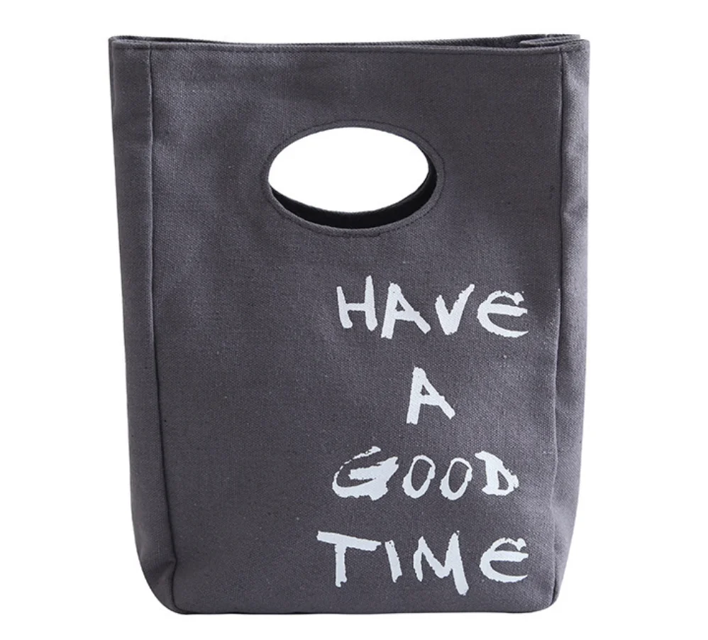 

China Anhui factory customized insulated canvas cooler lunch bag large camping food storage bag, Custom made