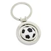 High Quality Metal PVC Keychain Custom Logo Soccer Ball Keychain For Football Club