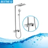 Triple function hand hold rainfall bathroom wash head shower set