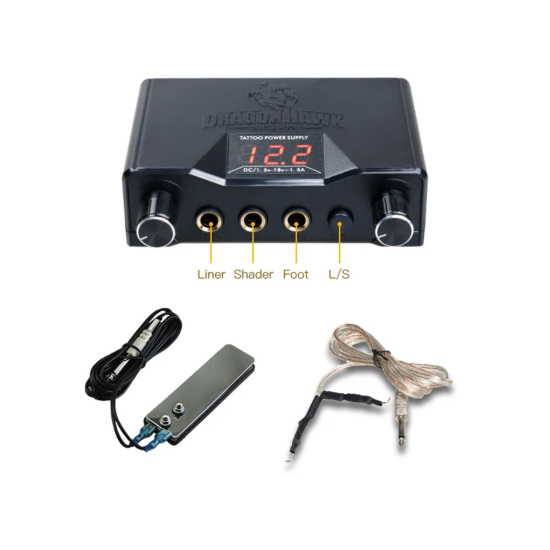 

Top Quality Dragonhawk LCD High Quality Power Supply Set, Black