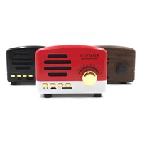 

retro microphone wireless mini portable outdoor bluetooth radio speaker with fm radio