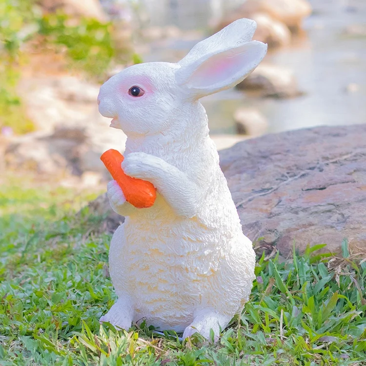 
Wholesale FRP outdoor garden landscape christmas 3D rabbit led artificial animal 