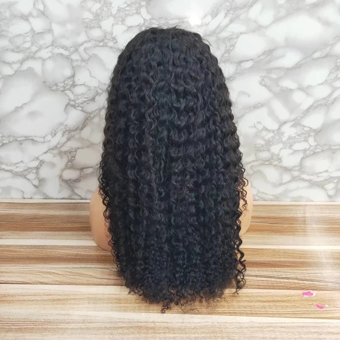 

best sale curly lace front wig in stock