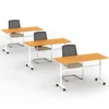 Guangzhou hardware old school furniture metal steel folding table