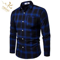 

Factory supply directly hot selling price new design plus size long sleeve custom plaid shirts