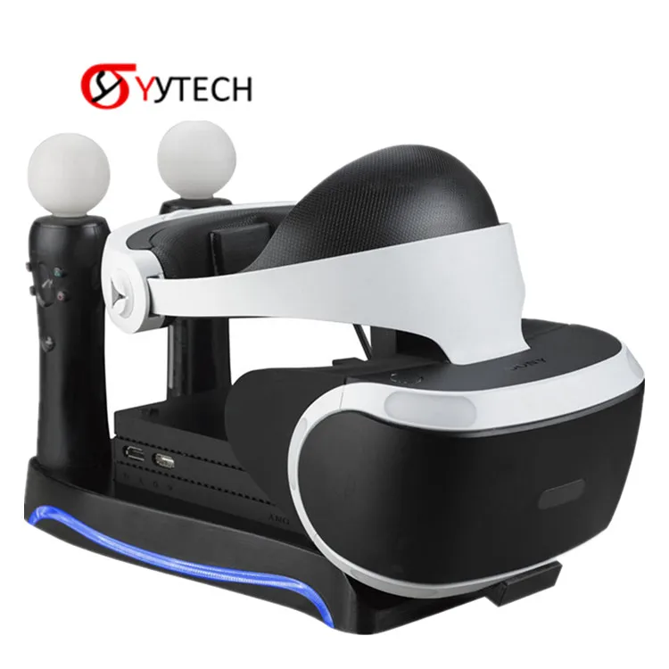 

SYYTECH For PS4 Charging Stand Station PS VR Dock Charger For PS4 VR, Black