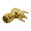 Right Angle PCB Mount SMA Female Adapter PCB Connector