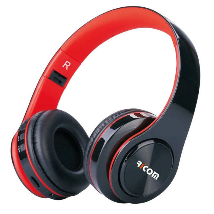 

2019 new earphone mobile headphone handsfree wireless headset, Black;red and blue