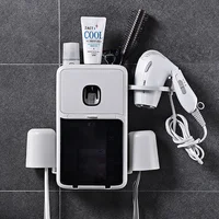 

BUBM Wall Mounted Rack Bathroom Toothbrush Organizer