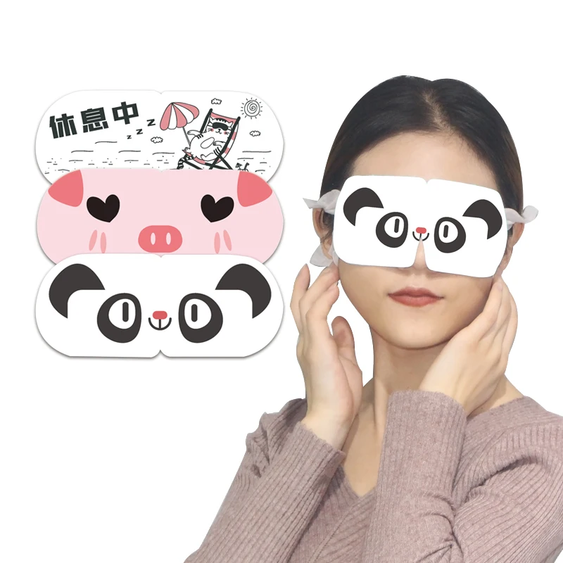 
OEM Private Label Disposable Aroma Steam Eye Mask Warm Hot Spa Mask 