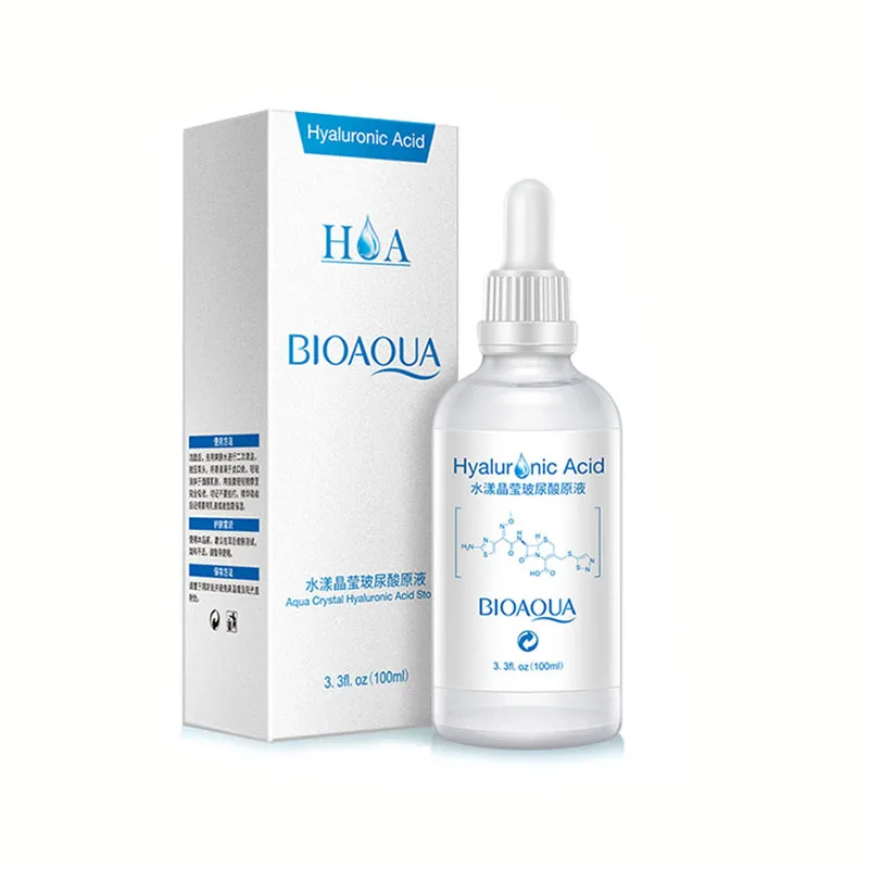 

OEM ODM Bioaqua natural embellish hyaluronic acid face serum for skin care