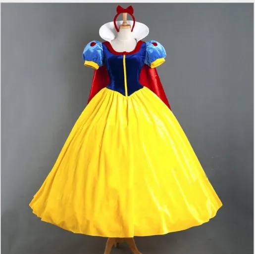 

Adult Princess Snow White Fancy Stage Dress Costume in TV/Movier Costume, Colored