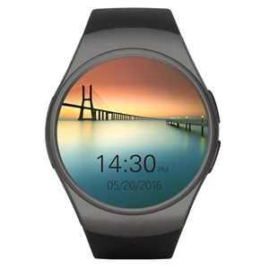 KW18 1.3 inch Round Dial Smartwatch Heart Rate Monitor