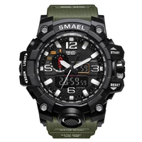 

SMAEL manufacturer online wholesale 1545 outdoor waterproof dual time mens sport watch